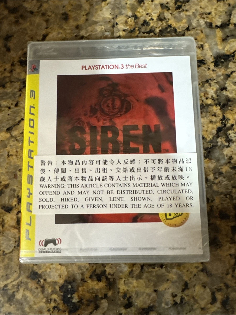 ps3 SIREN BLOOD CURSE pal fr complet version édition presse sony