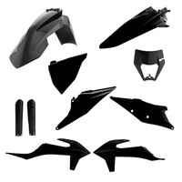 Acerbis Plastik-Kit Full-Kit KTM EXC/EXC-F 20-, Schwarz
