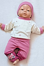 Puppenkleidung/Bekleidung - 3 Teiler-Sterne-Katze- für Babypuppen 43 - 45 cm