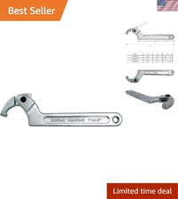 R C Spanner Tool Adjustable Hook Wrench Chrom...