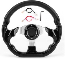 Momo Sportlenkrad 320mm Schwarz Racing Drift Lenkrad Universal Motorsport
