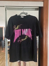 Vintage WWF WWE Bret Hart The Hitman T-Shirt 1995 Size L Rare Titan Sports