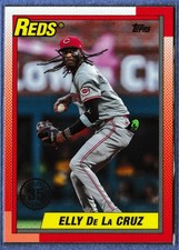 Elly De La Cruz 2025 Topps Series 1 1990 35th Anniversary #T90-20 Reds