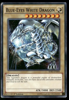 Blue-Eyes White Dragon SDKS-EN009 Structure Deck: Seto Kaiba 1st Edition MP