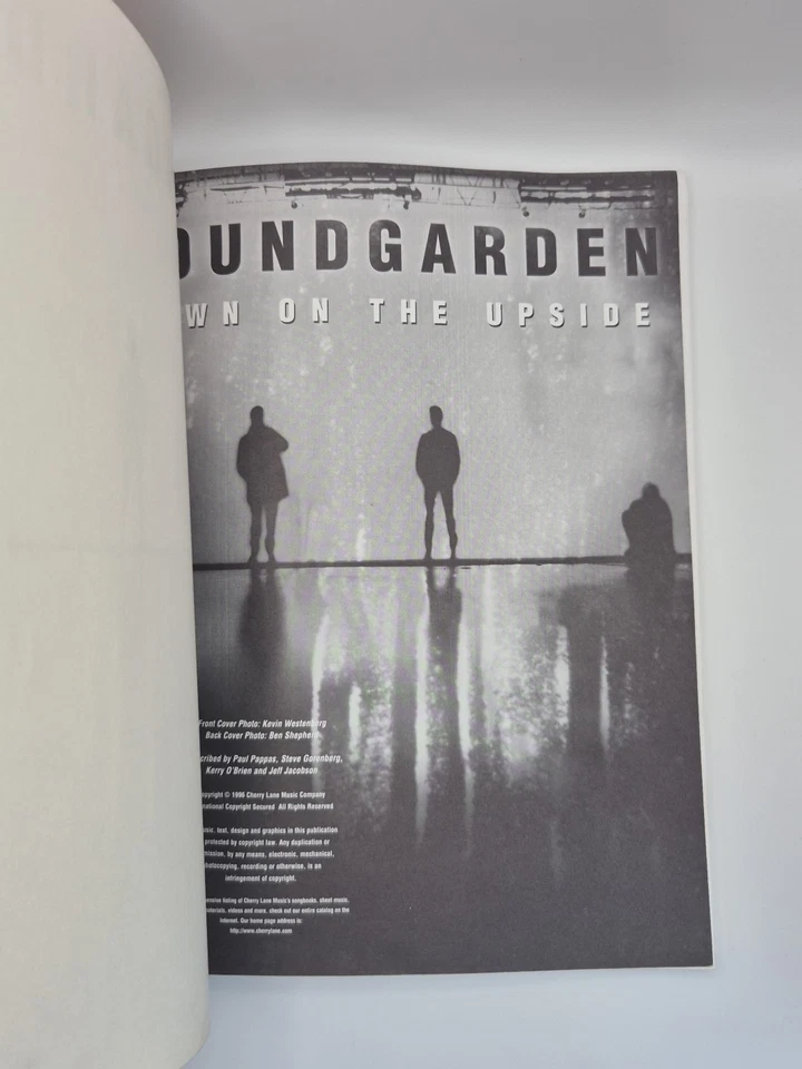 Soundgarden Down On The Upside Guitar Tab Book Tablature Paperback Cherry Lane - Image 3 of 4