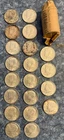 1964-P Kennedy Half Dollars 90% Silver $10 Face Value 20 Coin Roll (group 1)