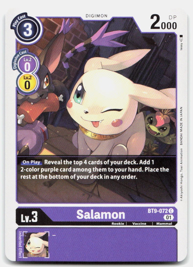 SALAMON BT9-072 C C X Record NM