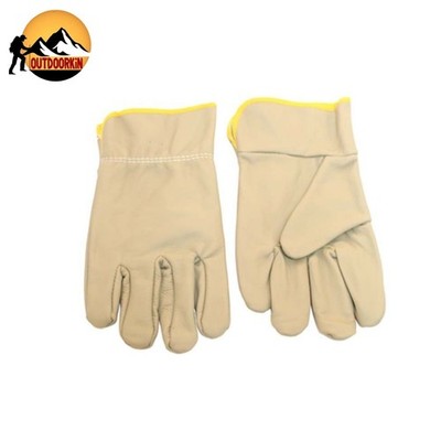 Cowhide Leather Safety Protective Gloves Industrial Work Labor Protection