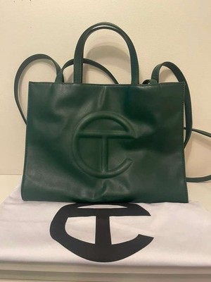 Telfar Medium Shopping Bag Dark Olive Green Tote WITH TAGS