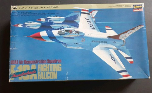Hasegawa F-16A Thunderbirds Fighting Falcon 1:48 Scale Model Kit Sealed Parts