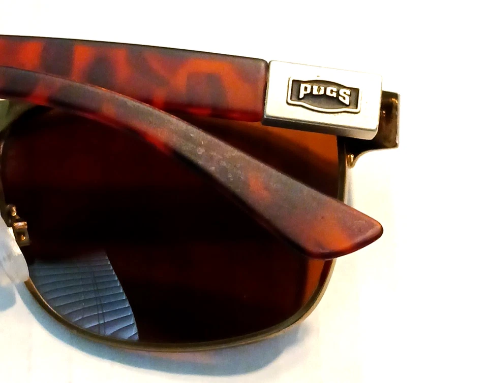 Óculos de sol Pugs polarizado e 100 UV clássico estilo retrô urbano 1601 - Imagem 3 de 4