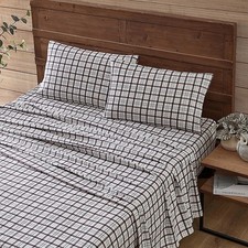 UGG Flannel Queen Sheet Set in Lodge Plaid - Brand New
