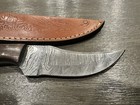 Customized Damascus Fixed Blade Knife Blue — photo 3