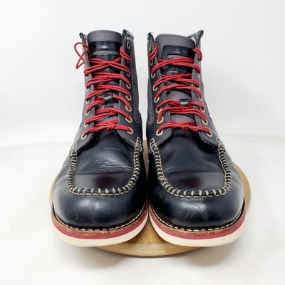 Timberland Abington Haley Boots Mens 9.5 W WIDE Leather Lace Up