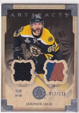 13/14 UD ARTIFACTS JAROMIR JAGR DUAL GAME JERSEY /125 #35 2CL