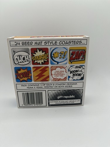 Sottobicchieri birra fumetto 24pz nuovi - Foto 2 di 5