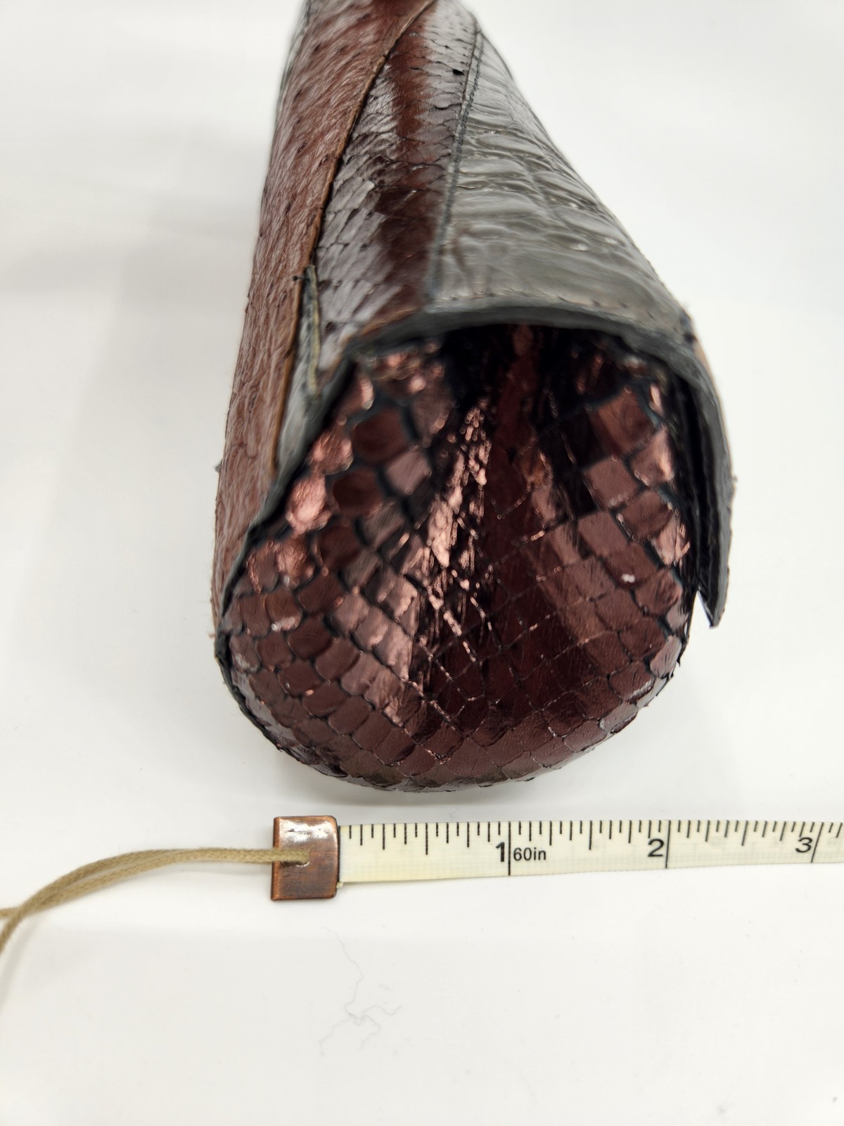 Nancy Gonzalez Cluch Patchwork Alligator Python O… - image 9