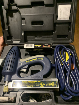 Arrow Nail Master 2 ET200 Electric Brad Nail Gun, 18 Gauge, Blue, 5/8 1-1/4 in