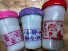 Vintage Playtex Zippy Cups 1995 Set Of 3