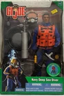 GI Joe NAVY DEEP SEA DIVER 12" Action Figure Hasbro Real Diving Action 2003 NEW!