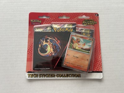Pokemon TCG: Ascended Heroes Tech Sticker Charmander Factory Sealed Bundle