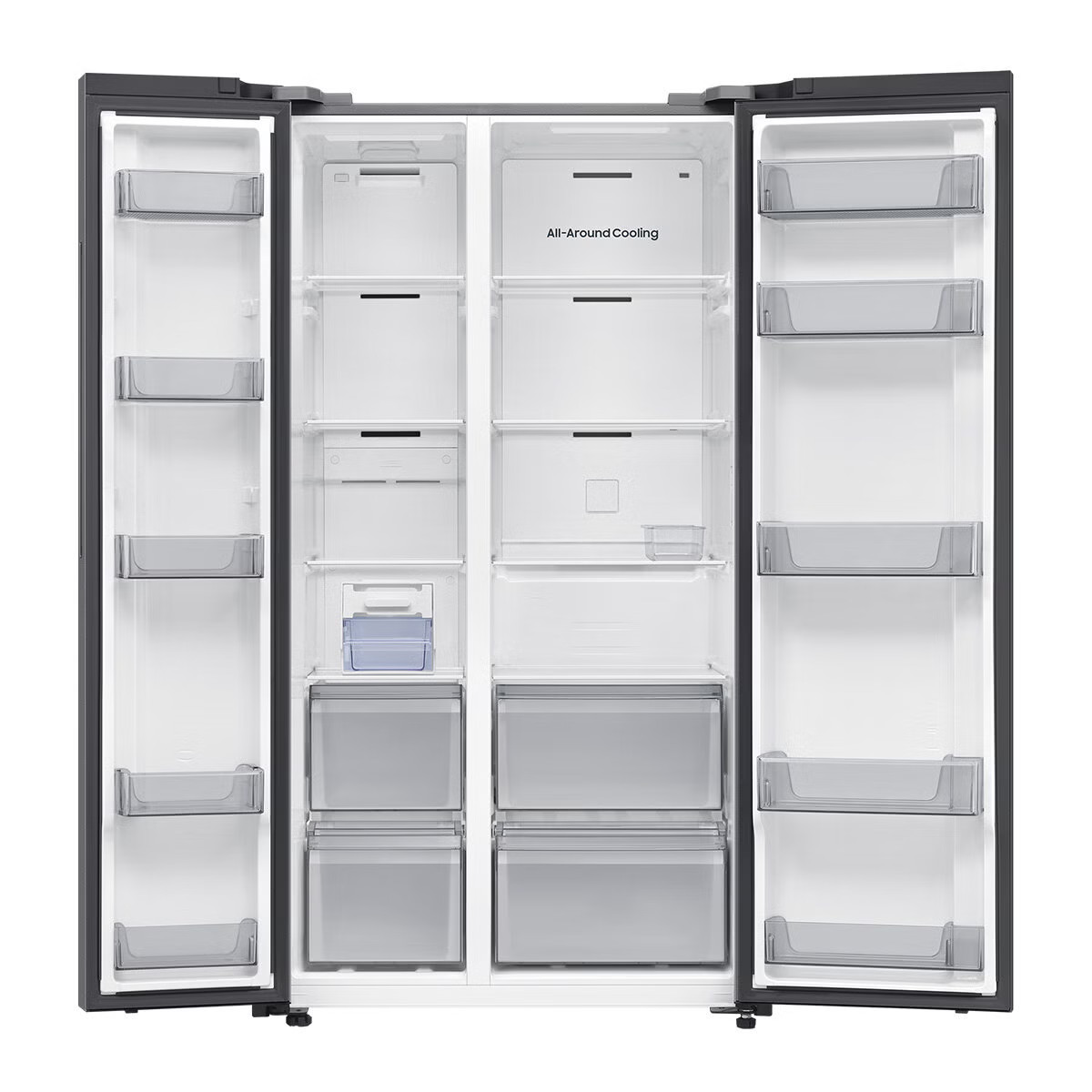 Samsung 655L Smart Side by Side Refrigerator Silver SRS6100S — image 3