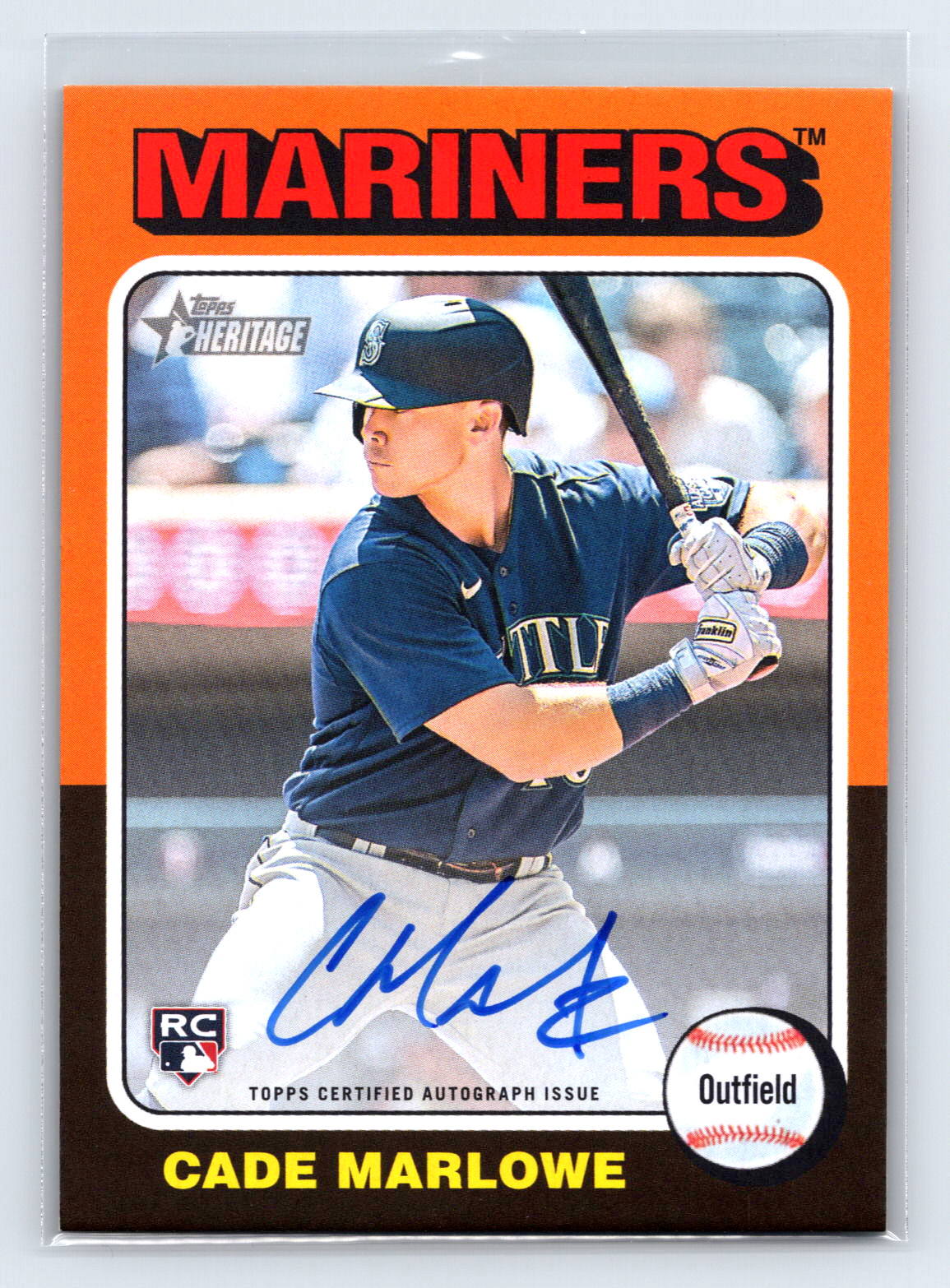 Cade Marlowe Rookie 2024 Topps Heritage High Number Real One Auto #ROA-CMA