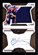 2021 Mac Jones Playbook RC Booklet Patch Auto /99 Patriots 49ers Rookie Card