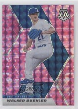 2021 Panini Mosaic Pink Camo Mosaic Prizm Walker Buehler #56 fm0