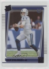 2021 Panini Clearly Donruss Rated Rookie Purple Sam Ehlinger #100 1b8