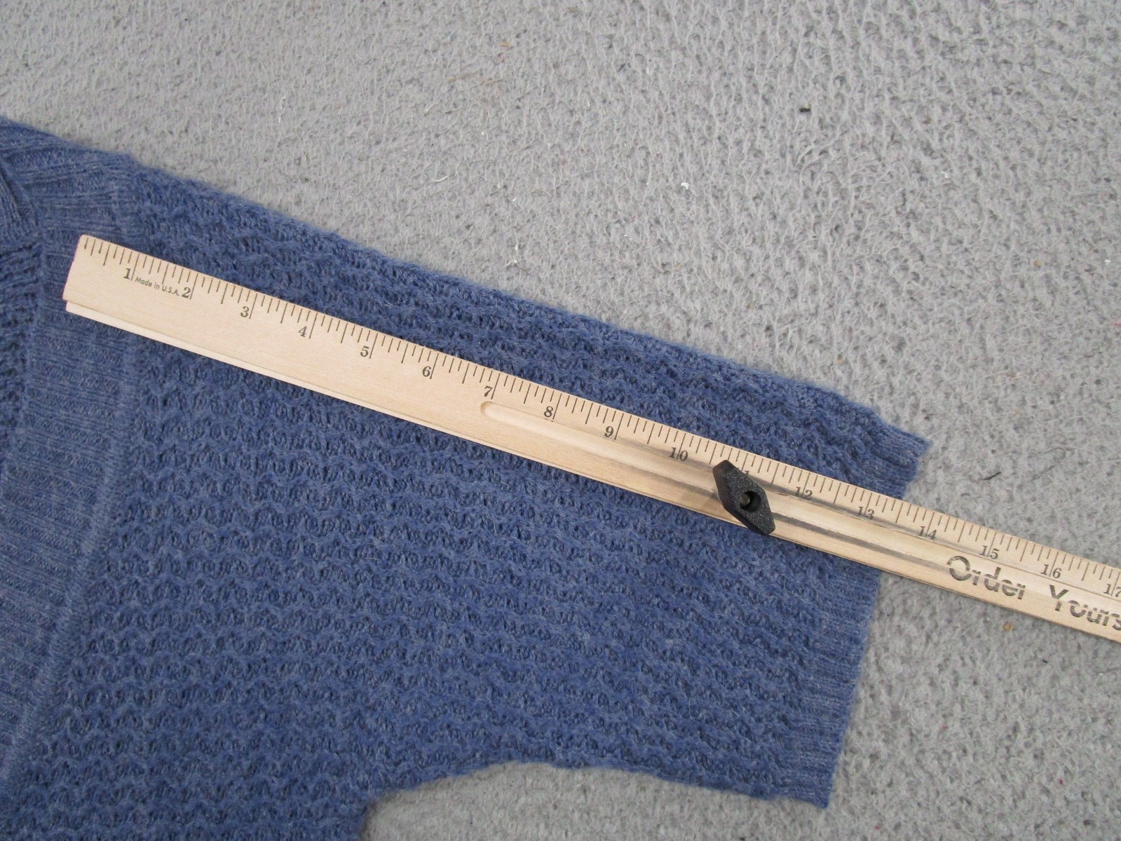 Nomadic Traders One Button Short Sleeve Knit Wool… - image 6