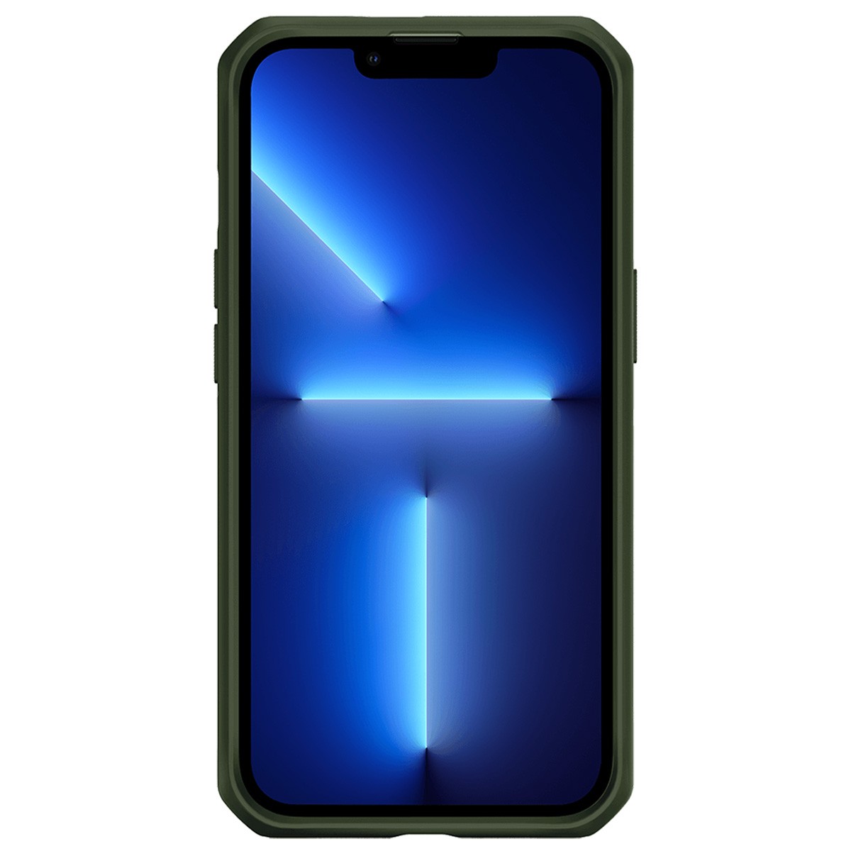 Coque iPhone 14 Plus rigide Itskins nylon balistique vert R