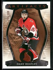 2023-24 Upper Deck Artifacts Dany Heatley Copper /299 #160 Ottawa Senators