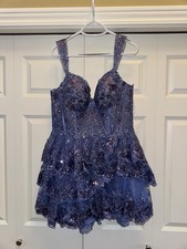 Sherry Hill Periwinkle Dress Size 20 Brand New with Tags 100% Polyester