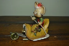 VINTAGE EMSON CHRISTMAS MERRY MOUSE WIND CHIME HONG KONG 1976