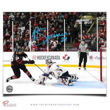 Natalie Spooner Team Canada Autographed 8x10 Photo Break Away Chance Vs. USA