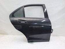 T&uuml;r hinten rechts Mercedes C-KLASSE W204 2047302100 Schwarz 08-2010