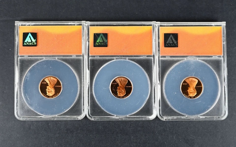 2009 ANACS PR70 DCAM Proof Lincoln 1c Penny Uncirculated Coins US Mint - Image 2 of 2