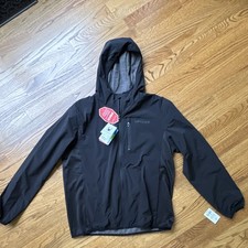 Spyder Mens Black Hooded Full-Zip Web Insulat...