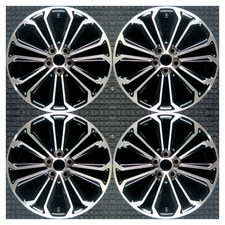 Set 2014 2015 2016 Toyota Corolla Oem Factory 17 Mach Black Wheels Rims 75152