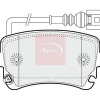VW Caravelle Mk VI 2015 Apec BremsbeläGe Hinten Mit Schrauben (R90)