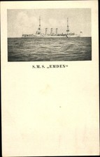 Ak Deutsches Kriegsschiff, SMS Emden, Kleiner Kreuzer, Kaiserliche... - 10352911