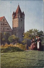 Old postcard postcard Rothenburg - Stoberleinturm GERMANY (1075905)