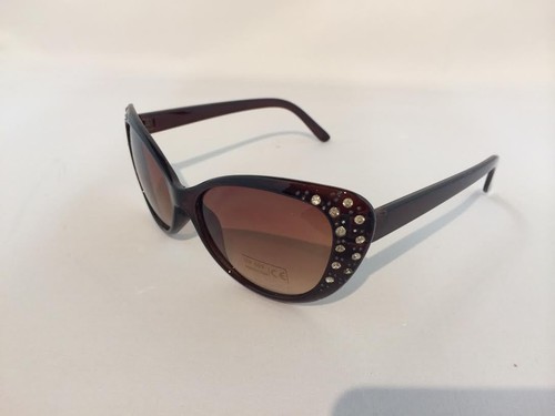 GL909 CAT-EYE WOMEN FASHION SUNGLASSES WITH RHINE-STONE Wholesale 12 Pair - Picture 4 of 5