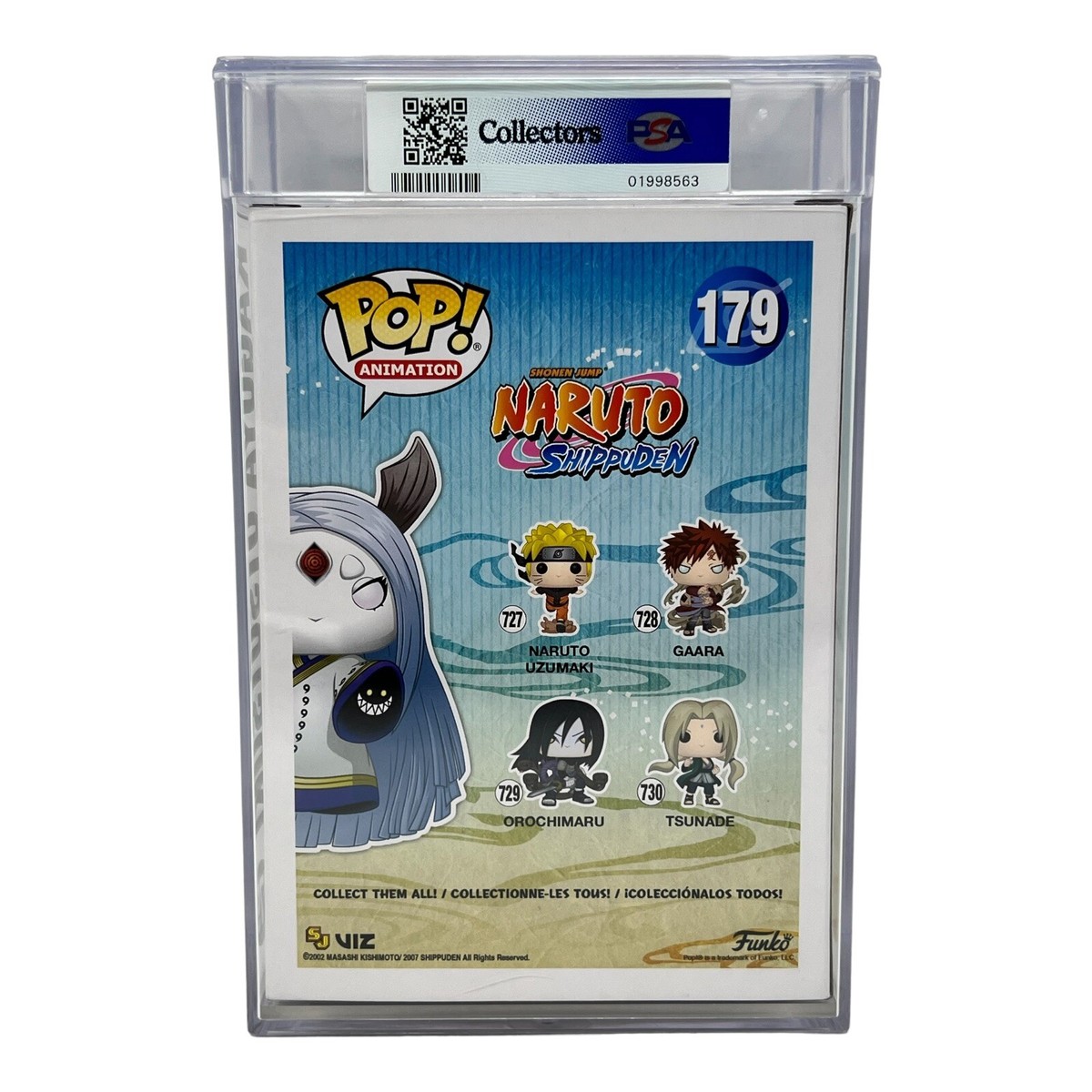 Funko Pop PSA 8.5 Kaguya Otsutsuki #179 - Rare NYCC 2020 Exclusive