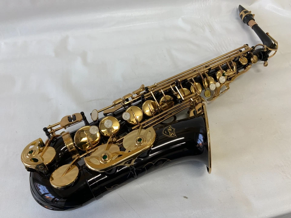 Professional Black Gold Alto Saxophone Sax Brand New - Image 2 of 3