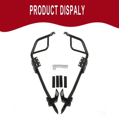 For Victory Cross Country Roads 10-17 Saddlebag Protectors Rear Case Crash Bars - Picture 4 of 10