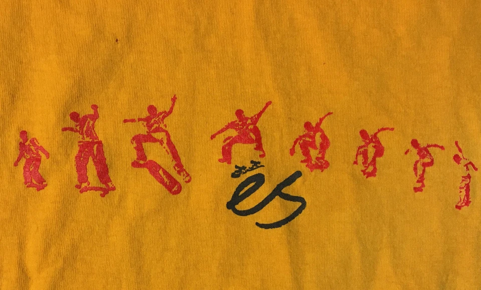 Camisa De Colección Es Calzado Eric Koston Desteñida XL EE. UU. Chica Skate Circa Años 90 Y2K Grunge Foto 2 de 4