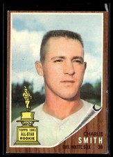 1962 Topps Set Break Charlie Smith #283 Chicago White Sox