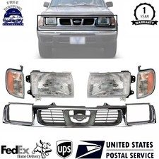 New Front Bumper Grille + Headlights +Corner ...